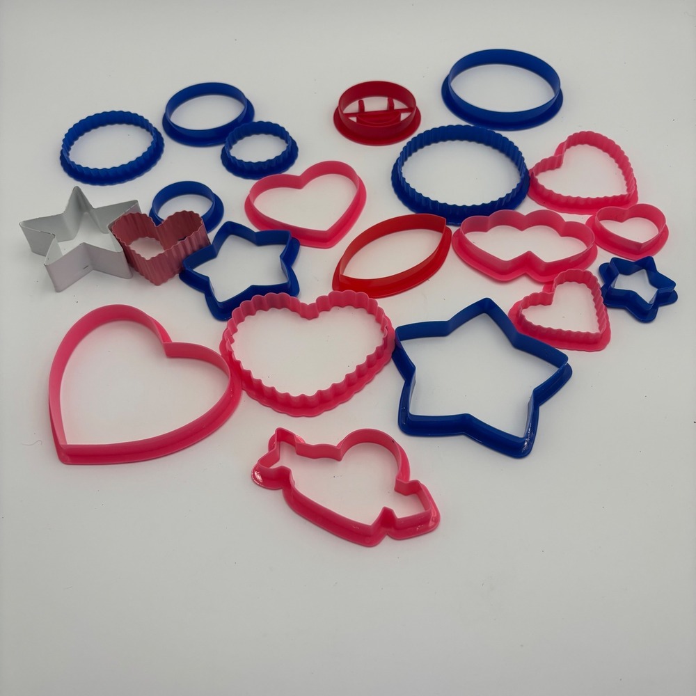 Unbranded Cookie Cutter Set Unisex OS‎ Multicolor Excellent Hearts Stars Shapes